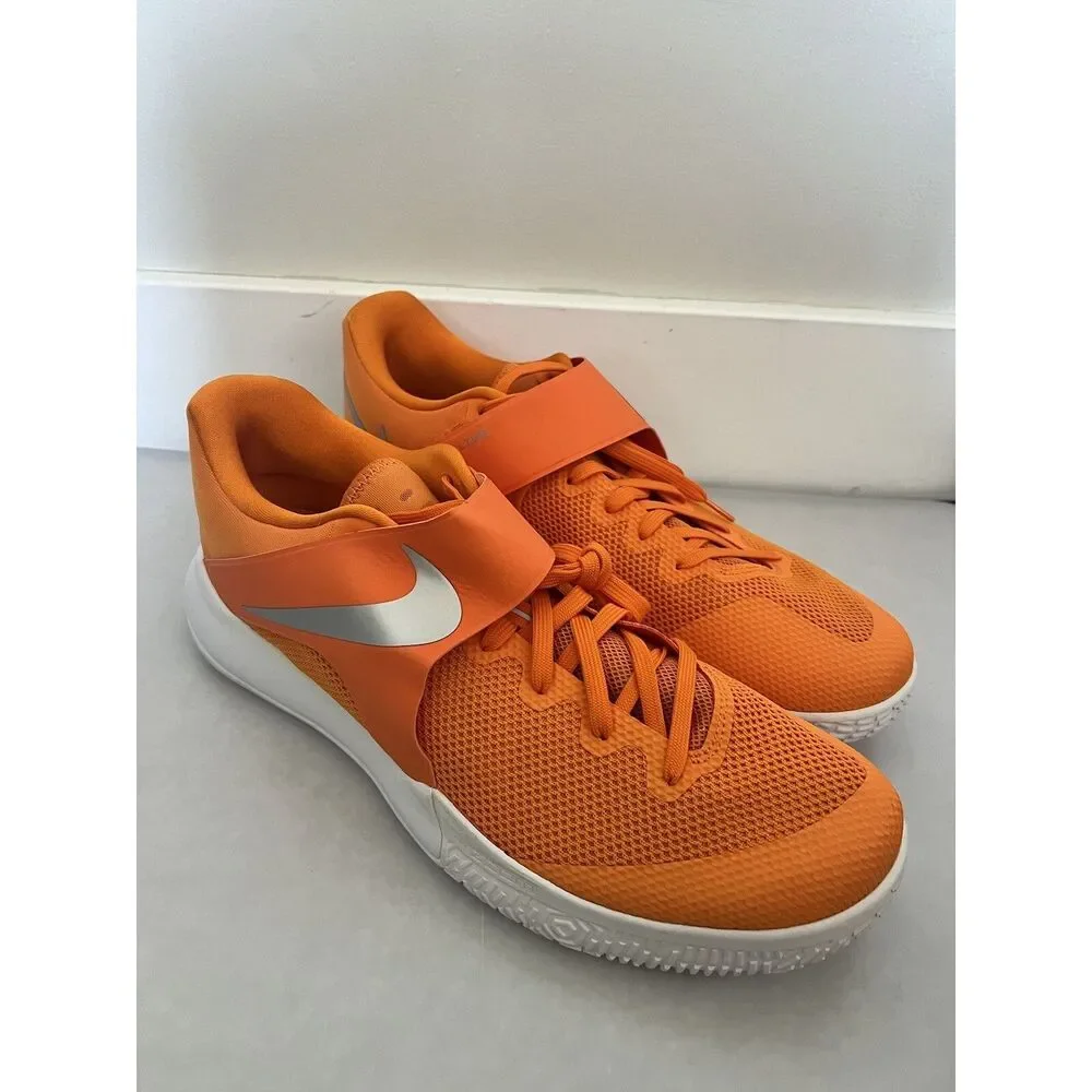 Nike Zoom Live Bright Orange Shoes Men's Sz 17.5. 902590-801